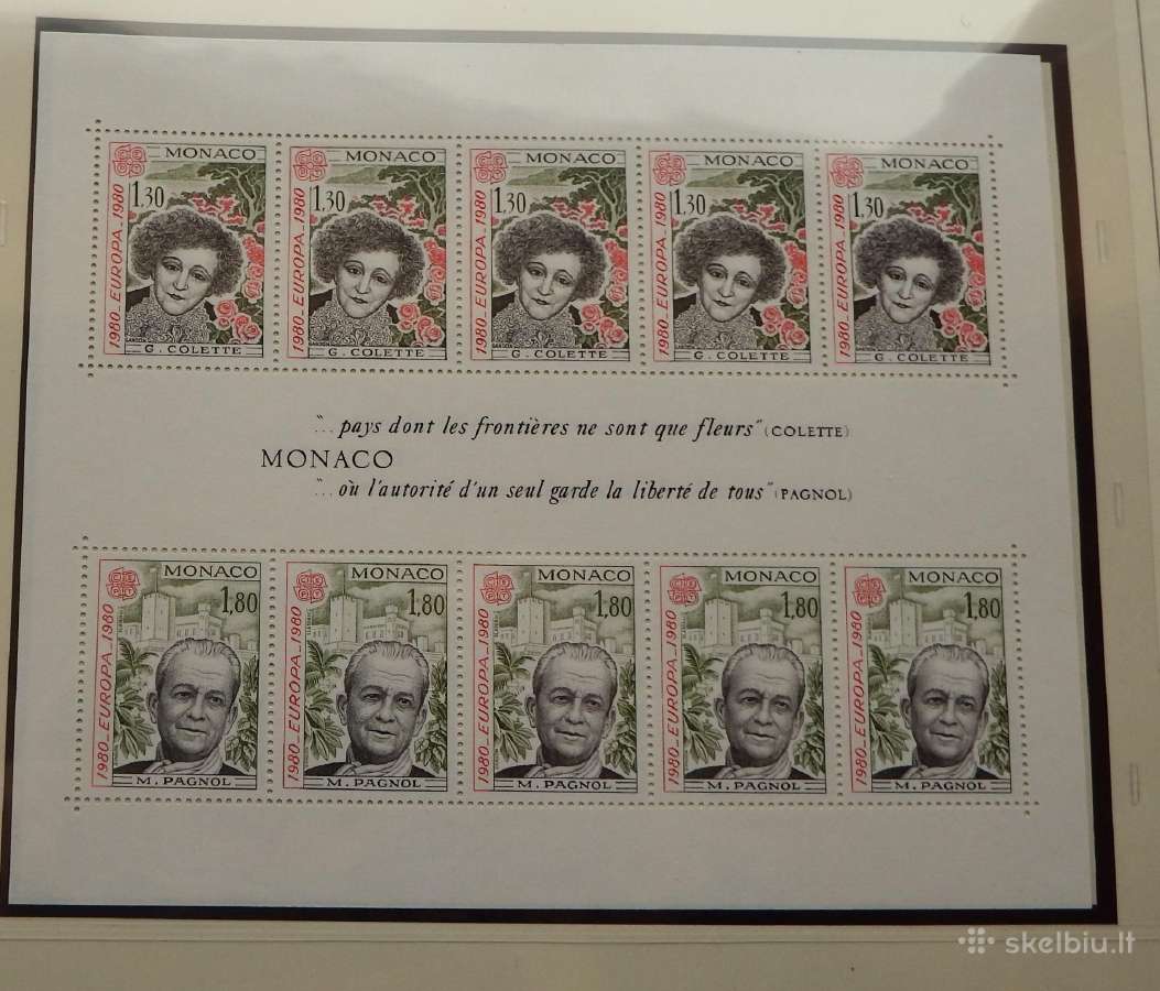 Europa Cept 1980-1985 m. pilna kolekcija Mnh - nuotraukos Nr. 7
