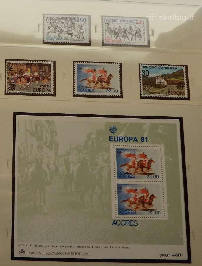 Europa Cept 1980-1985 m. pilna kolekcija Mnh - nuotraukos Nr. 11