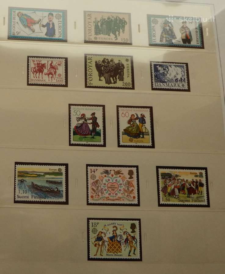 Europa Cept 1980-1985 m. pilna kolekcija Mnh - nuotraukos Nr. 12