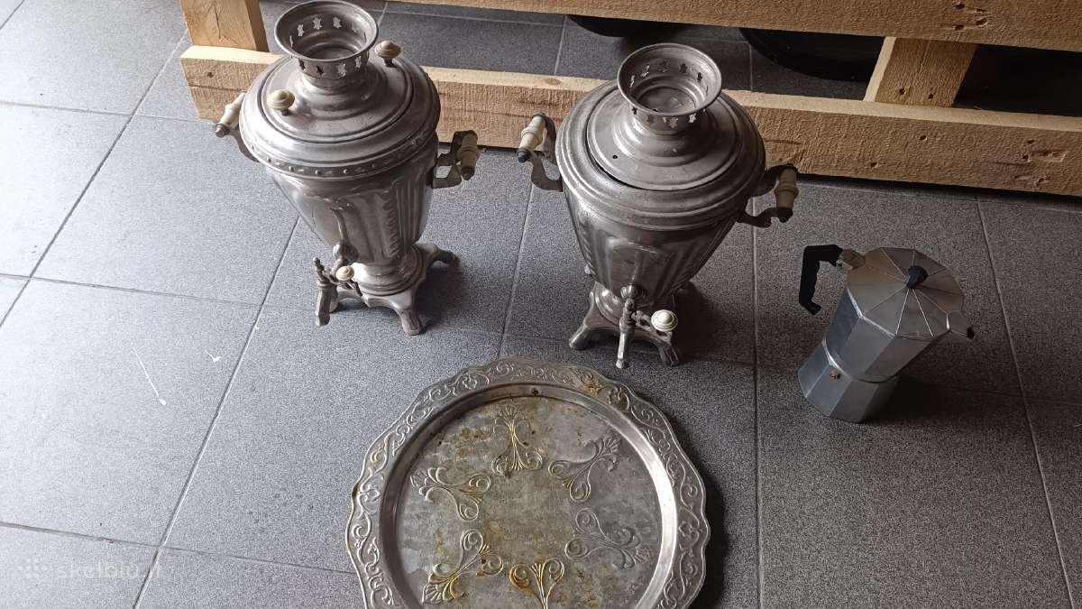 Du samavarai, arbatinukas