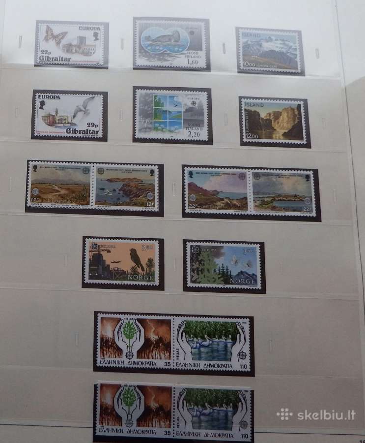 Europa Cept serija 1986-1991 m. pilna kolekcija - nuotraukos Nr. 3