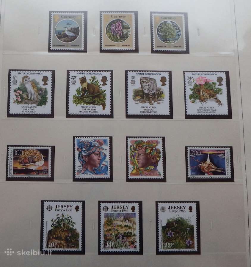 Europa Cept serija 1986-1991 m. pilna kolekcija - nuotraukos Nr. 4