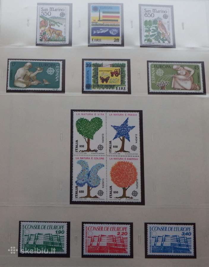 Europa Cept serija 1986-1991 m. pilna kolekcija - nuotraukos Nr. 5