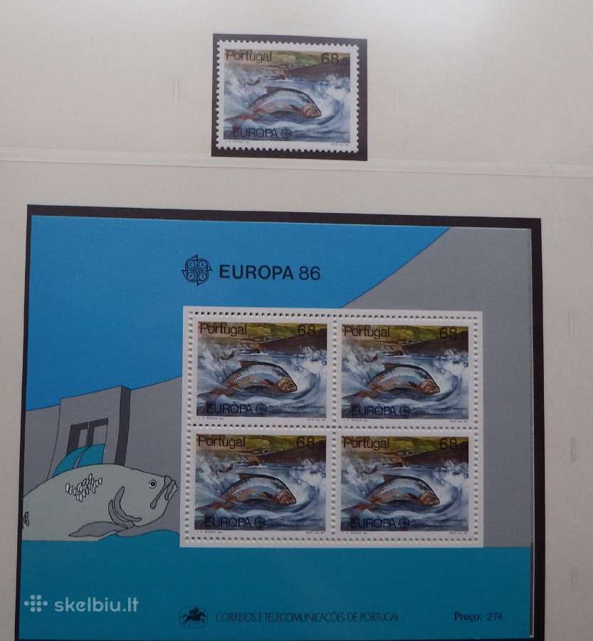 Europa Cept serija 1986-1991 m. pilna kolekcija - nuotraukos Nr. 7