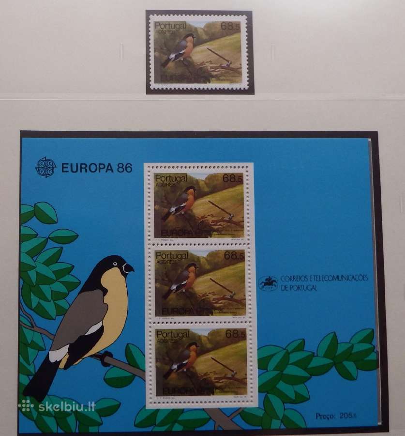 Europa Cept serija 1986-1991 m. pilna kolekcija - nuotraukos Nr. 8