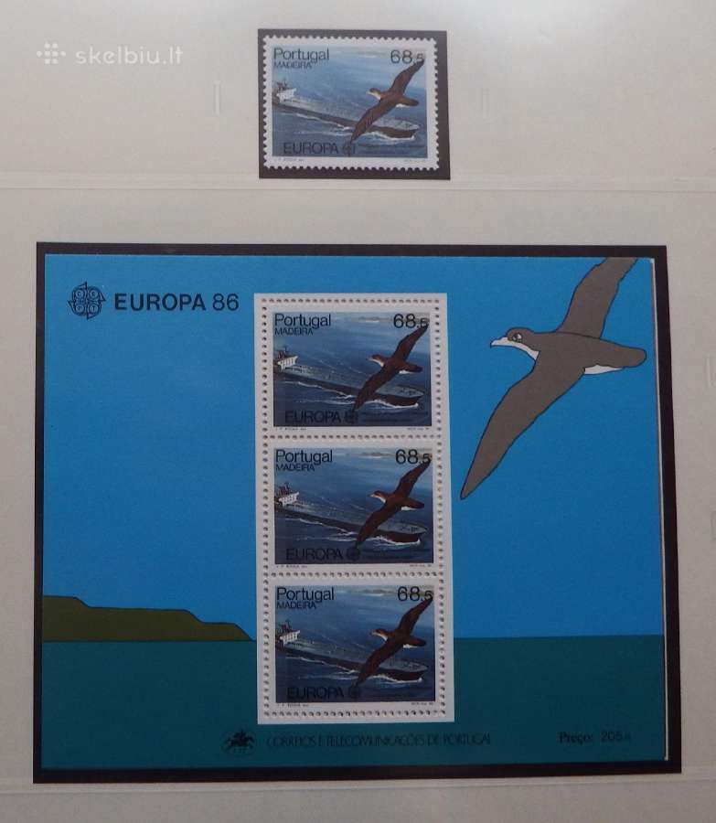 Europa Cept serija 1986-1991 m. pilna kolekcija - nuotraukos Nr. 9