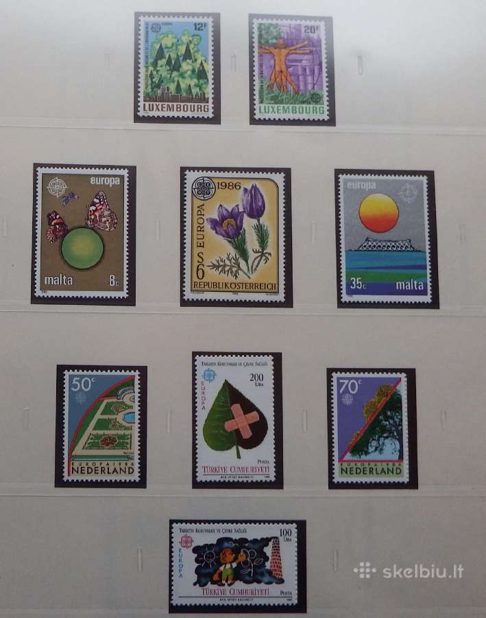 Europa Cept serija 1986-1991 m. pilna kolekcija - nuotraukos Nr. 10