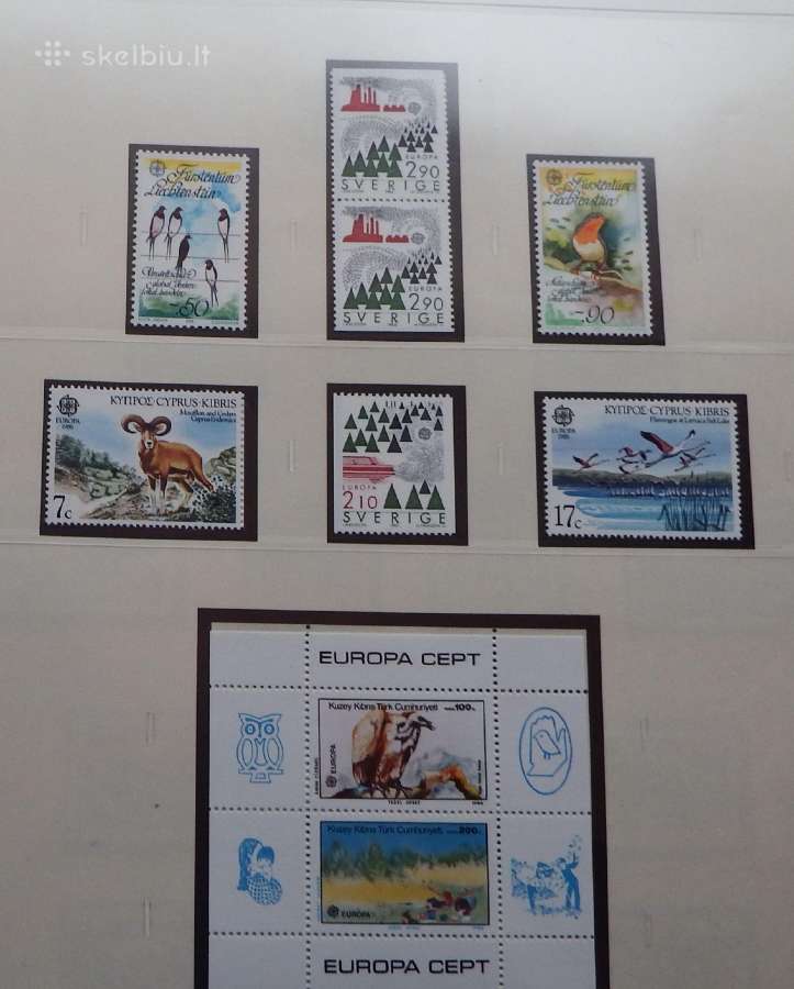 Europa Cept serija 1986-1991 m. pilna kolekcija - nuotraukos Nr. 11