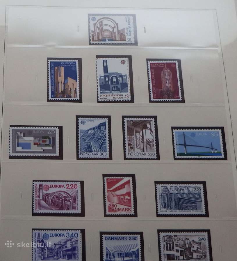 Europa Cept serija 1986-1991 m. pilna kolekcija - nuotraukos Nr. 12