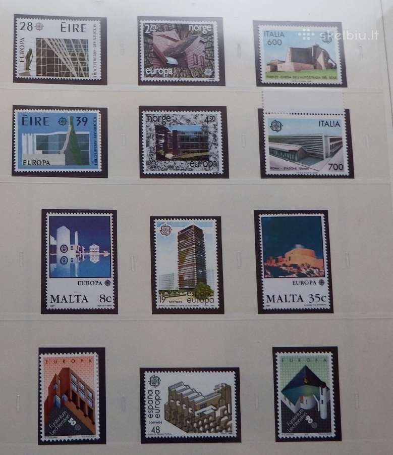 Europa Cept serija 1986-1991 m. pilna kolekcija - nuotraukos Nr. 15