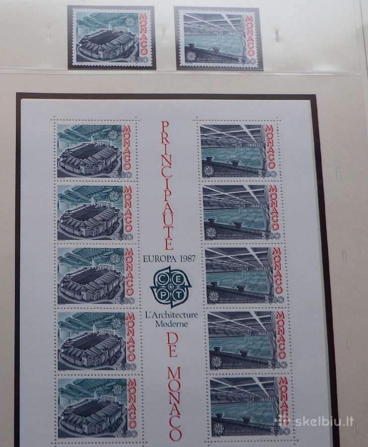 Europa Cept serija 1986-1991 m. pilna kolekcija - nuotraukos Nr. 16