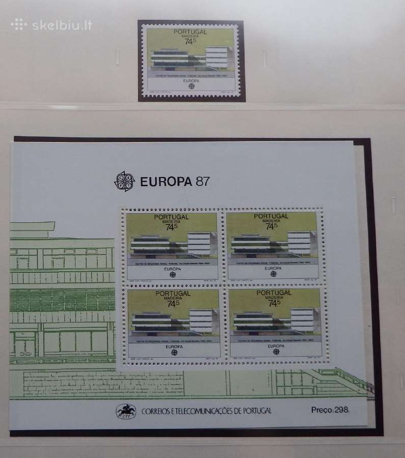 Europa Cept serija 1986-1991 m. pilna kolekcija - nuotraukos Nr. 19