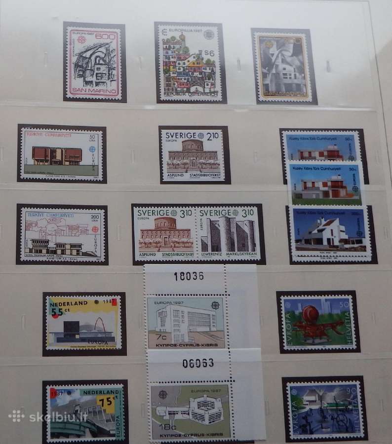 Europa Cept serija 1986-1991 m. pilna kolekcija - nuotraukos Nr. 20