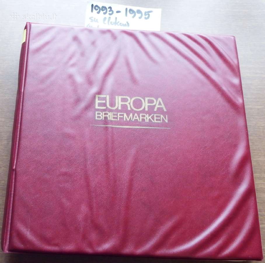 Europa Cept serija 1993-1995 m. su aprašų lapais - nuotraukos Nr. 2
