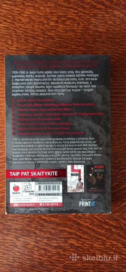 Parduodu knyga"antrojo pasaulinio karo mįslės" - nuotraukos Nr. 2