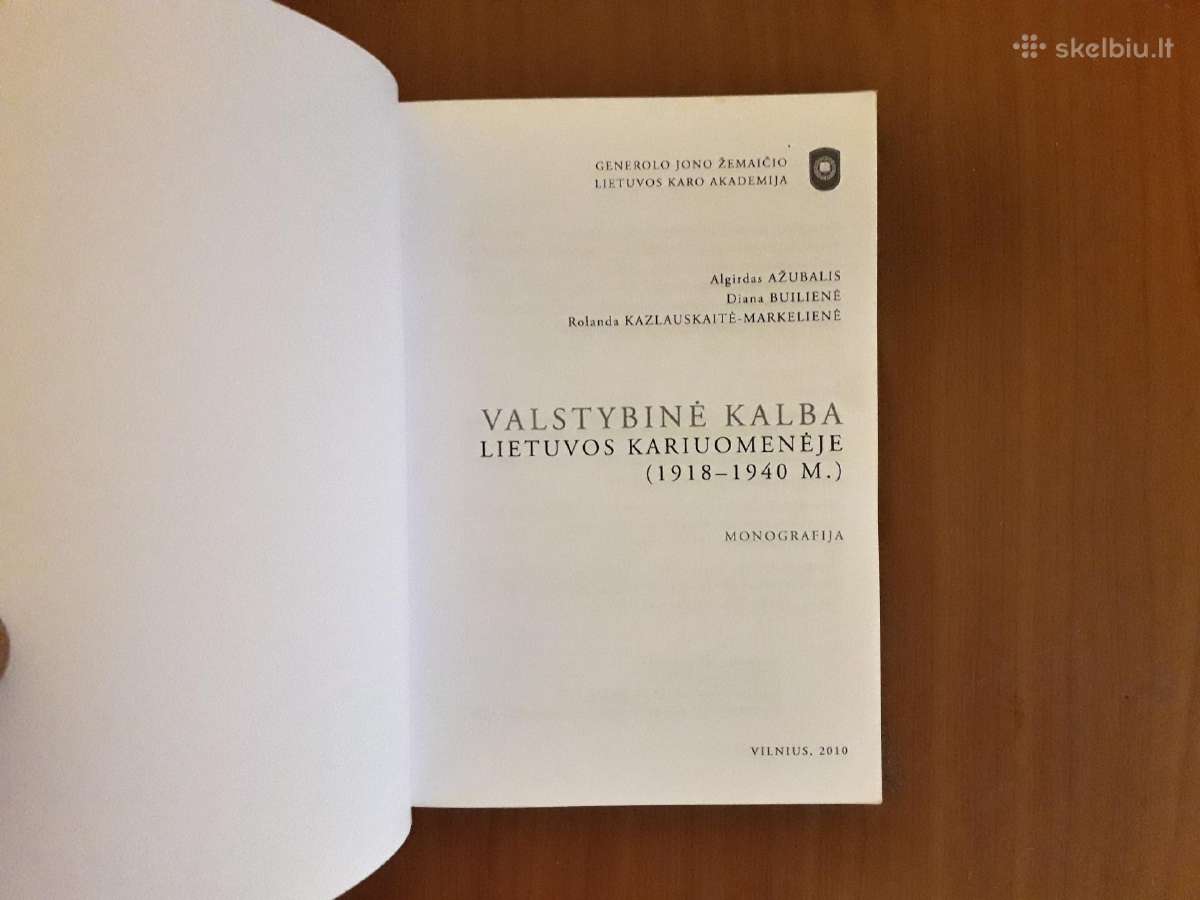 "Valstybinė kalba Lietuvos Kariuomenėje 1918-1928" - nuotraukos Nr. 2
