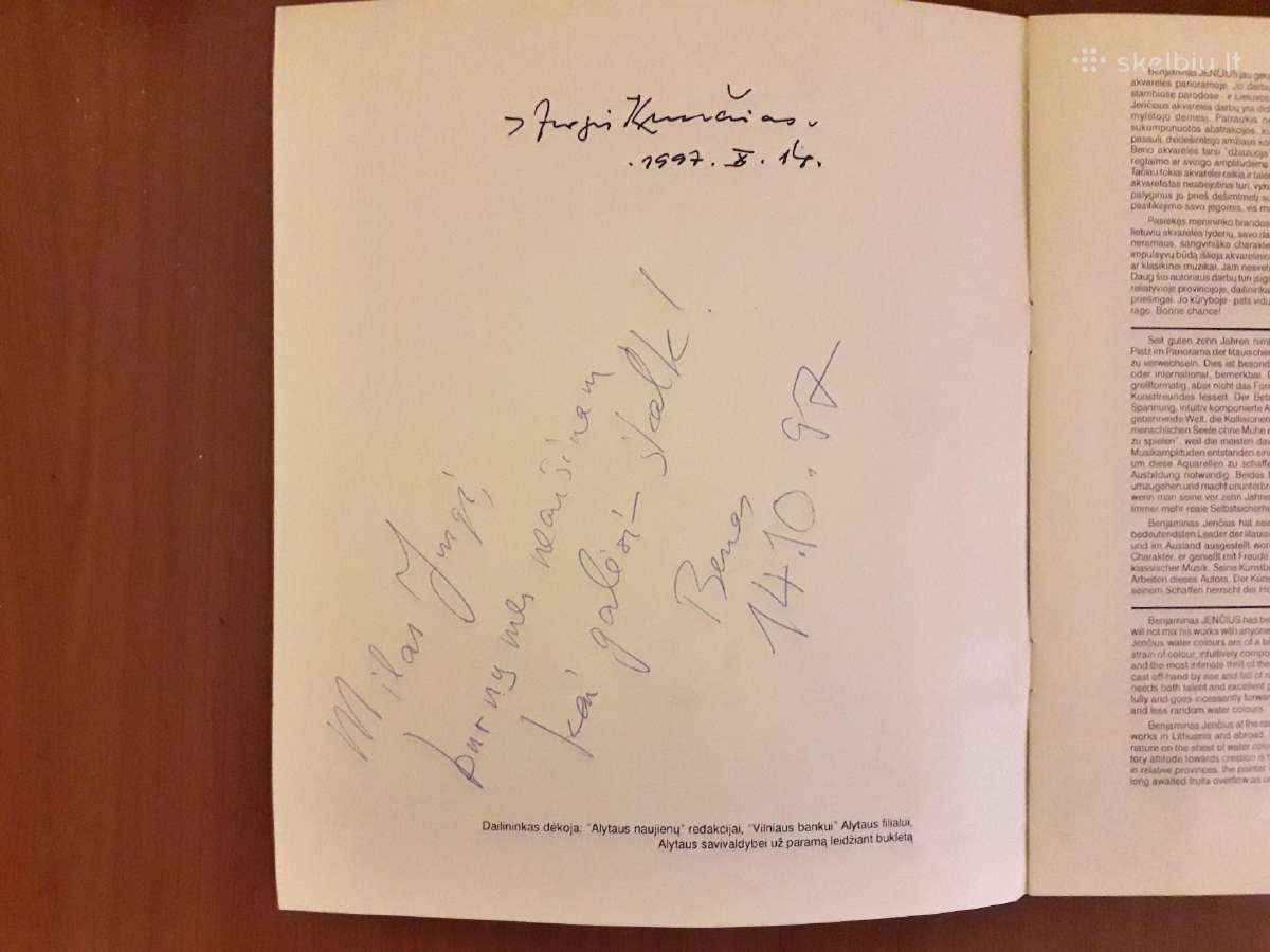 Meno albumai su rašytojo Jurgio Kunčino parašais - nuotraukos Nr. 32