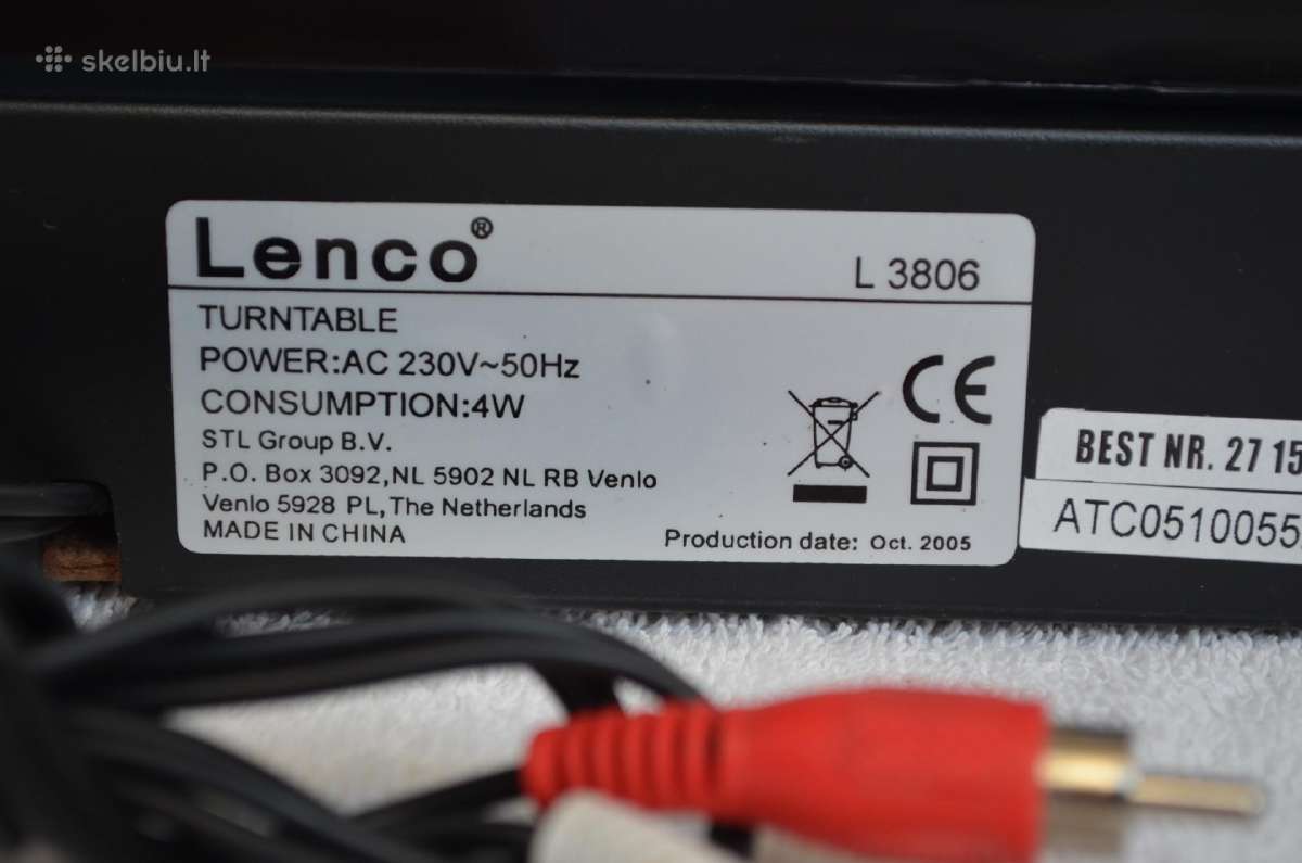 Plokštelių grotuvai Sanyo Electrovision Thorens - nuotraukos Nr. 8
