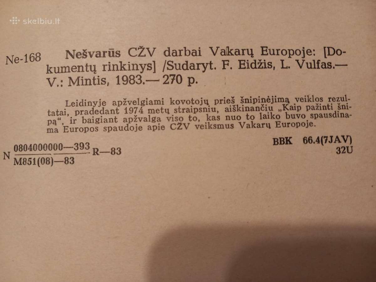 Knyga "Nešvarus Čžv darbai vakarų Europoje" - nuotraukos Nr. 7