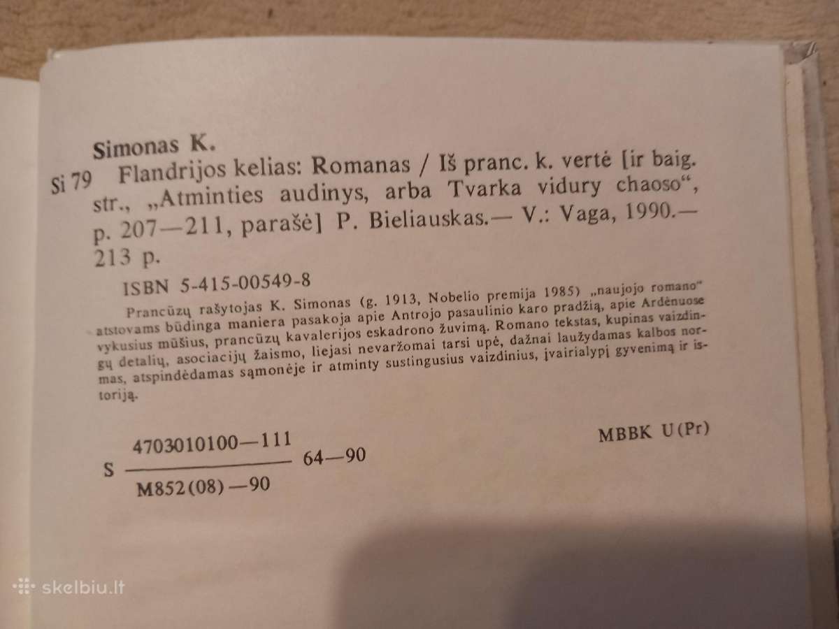 Parduodama Nobelio premijos laureato knyga - nuotraukos Nr. 6