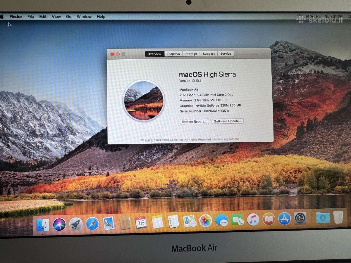 Parduodami 2 kompiuteriai MacBook Air - nuotraukos Nr. 5