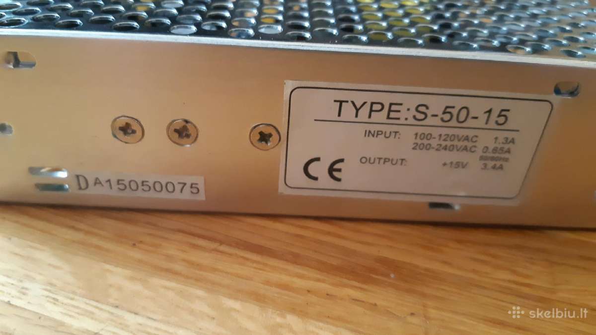Transformatorius 110v/230v -15v Dc - nuotraukos Nr. 3