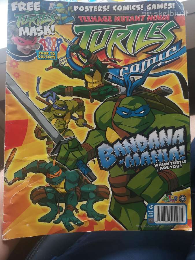 Turtles komiksas zurnalas