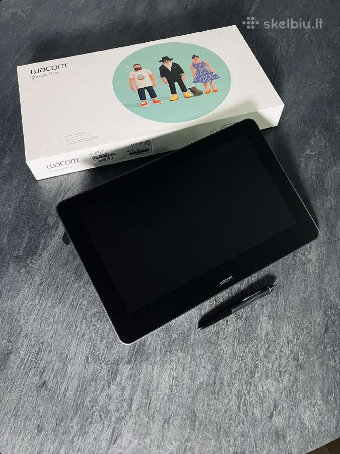 Wacom Cintiq Pro 16 (Kaip naujas. Vertė 1600 eur)