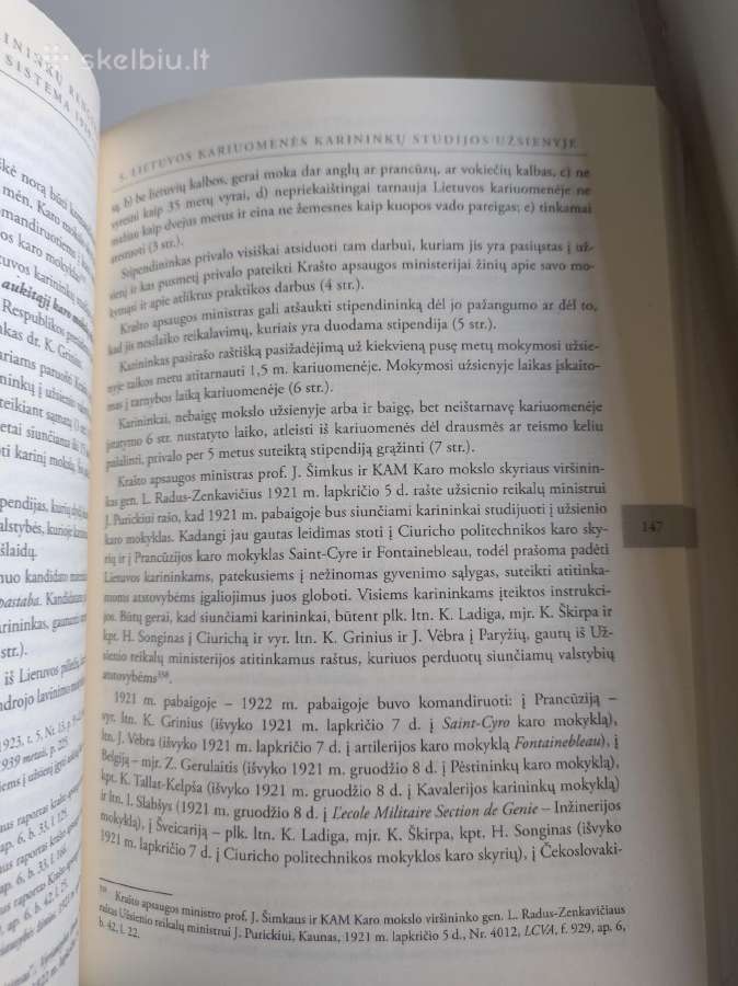 Knyga. Karininkų rengimas 1919-1940 - nuotraukos Nr. 5