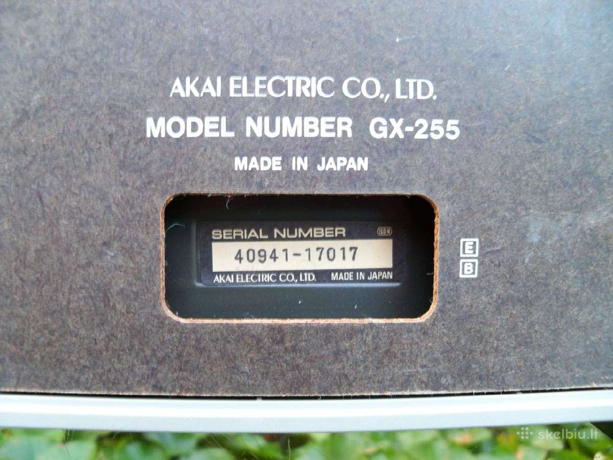 Akai GX 646. GX 635d. GX 255. GX 210d. - nuotraukos Nr. 31