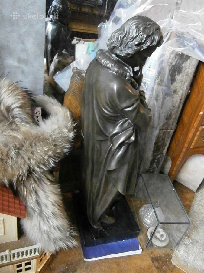 Van Bethoveno skulptūra iš bronzos autorinė - nuotraukos Nr. 3
