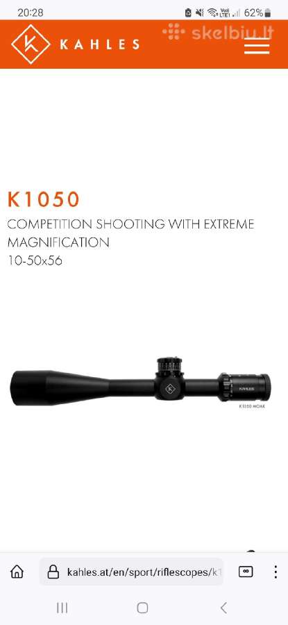 Kahles k1050x56 Moak + Atlas Bt - nuotraukos Nr. 4