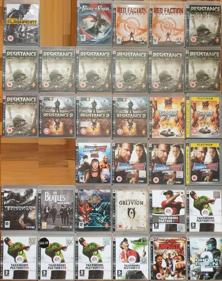 Playstation 3 originalūs žaidimai PS3 Playstation3 - nuotraukos Nr. 3