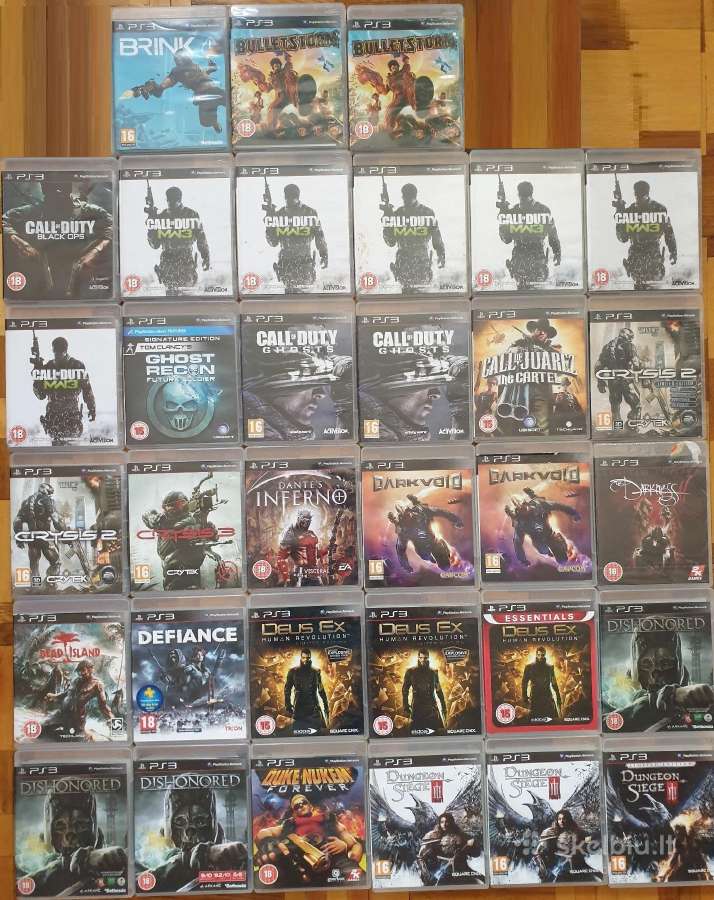 Playstation 3 originalūs žaidimai PS3 Playstation3 - nuotraukos Nr. 6