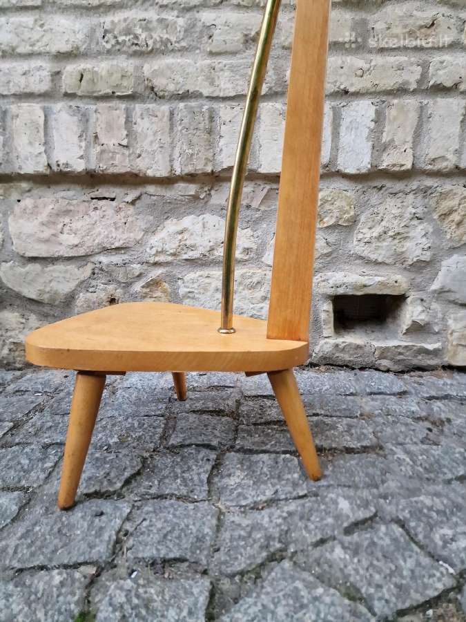 Vintažinis mid century paukščių narvelis su stovu - nuotraukos Nr. 10