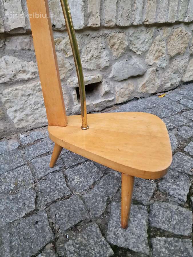 Vintažinis mid century paukščių narvelis su stovu - nuotraukos Nr. 27