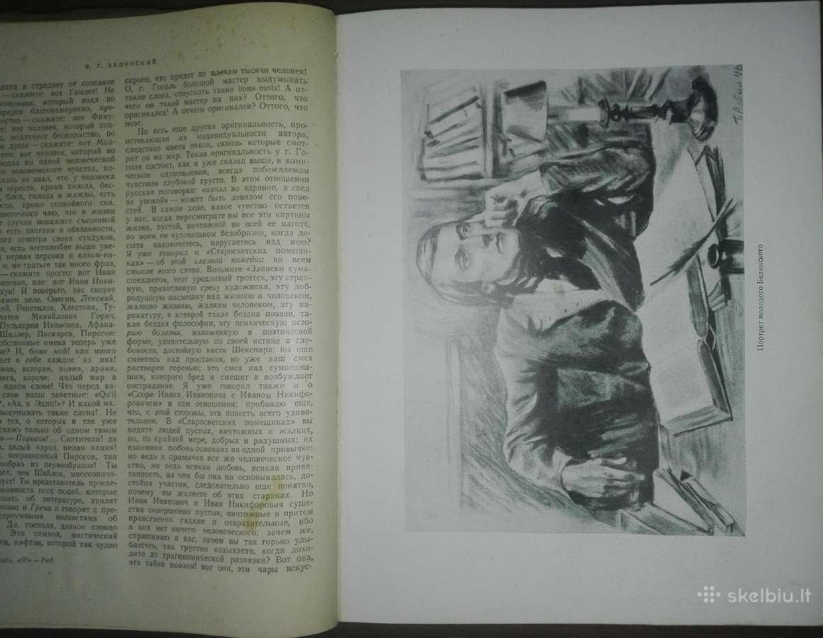 в. Г. Белинский Ибранные Сочинения 1949. m. - nuotraukos Nr. 3