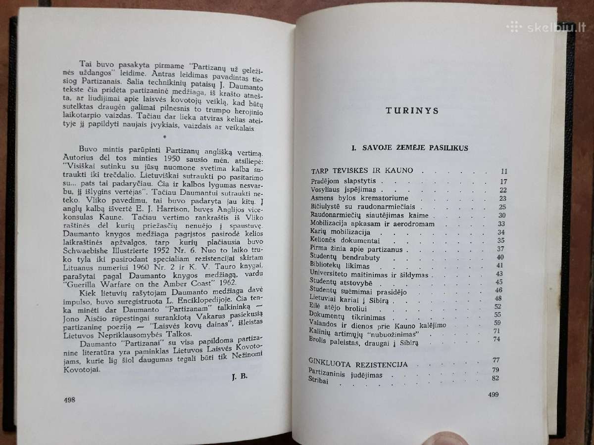 Juozas Lukša Daumantas "Partizanai" 1962 metai JAV - nuotraukos Nr. 11