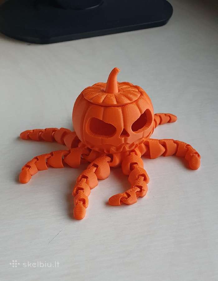 Halloweeno moliūgas - aštuonkojis