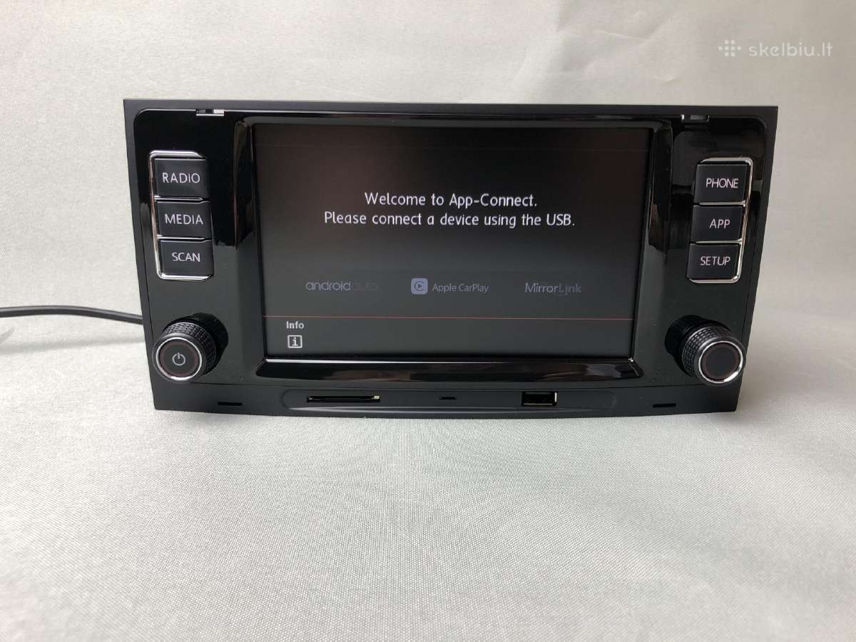 Volkswagen Toureg Multivan T5 magnetola su carplay - nuotraukos Nr. 10