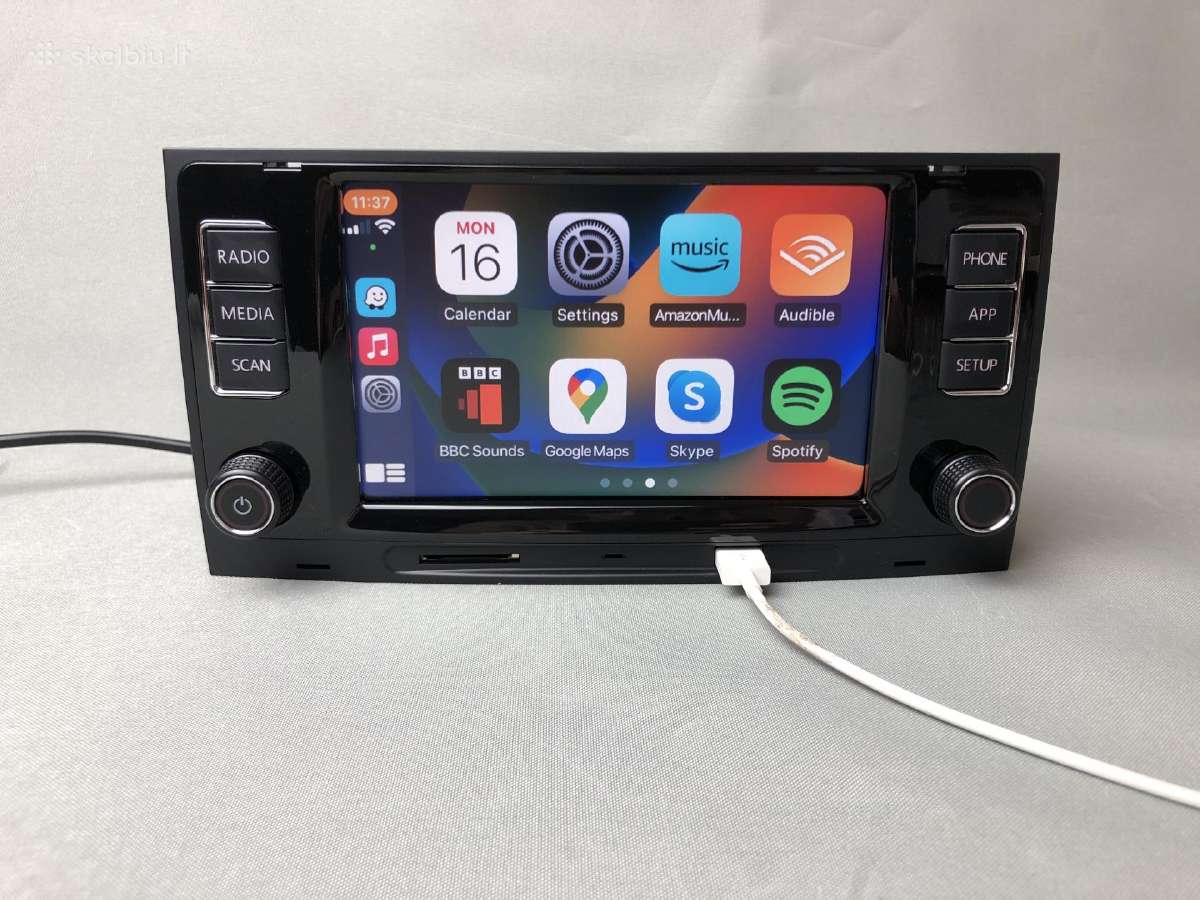 Volkswagen Toureg Multivan T5 magnetola su carplay - nuotraukos Nr. 12