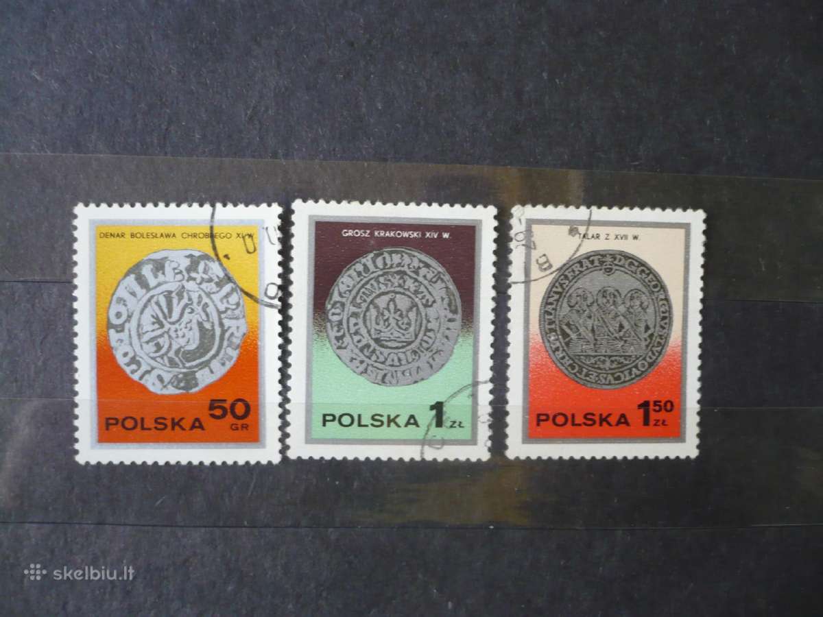 1977 metų senosios Lenkijos monetos