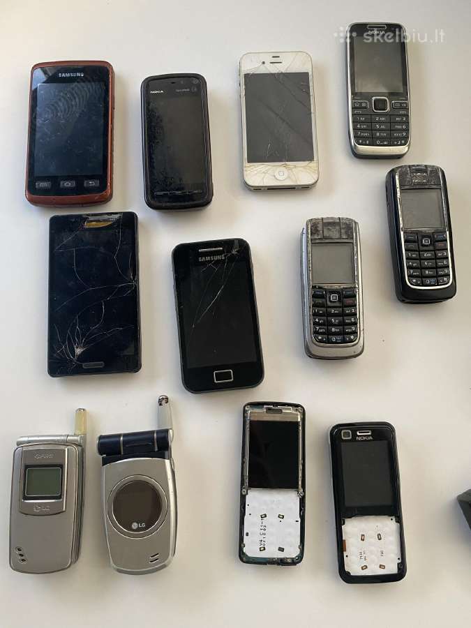 Ivairus Seni Telefonai - Nokia LG Samsung iPhone