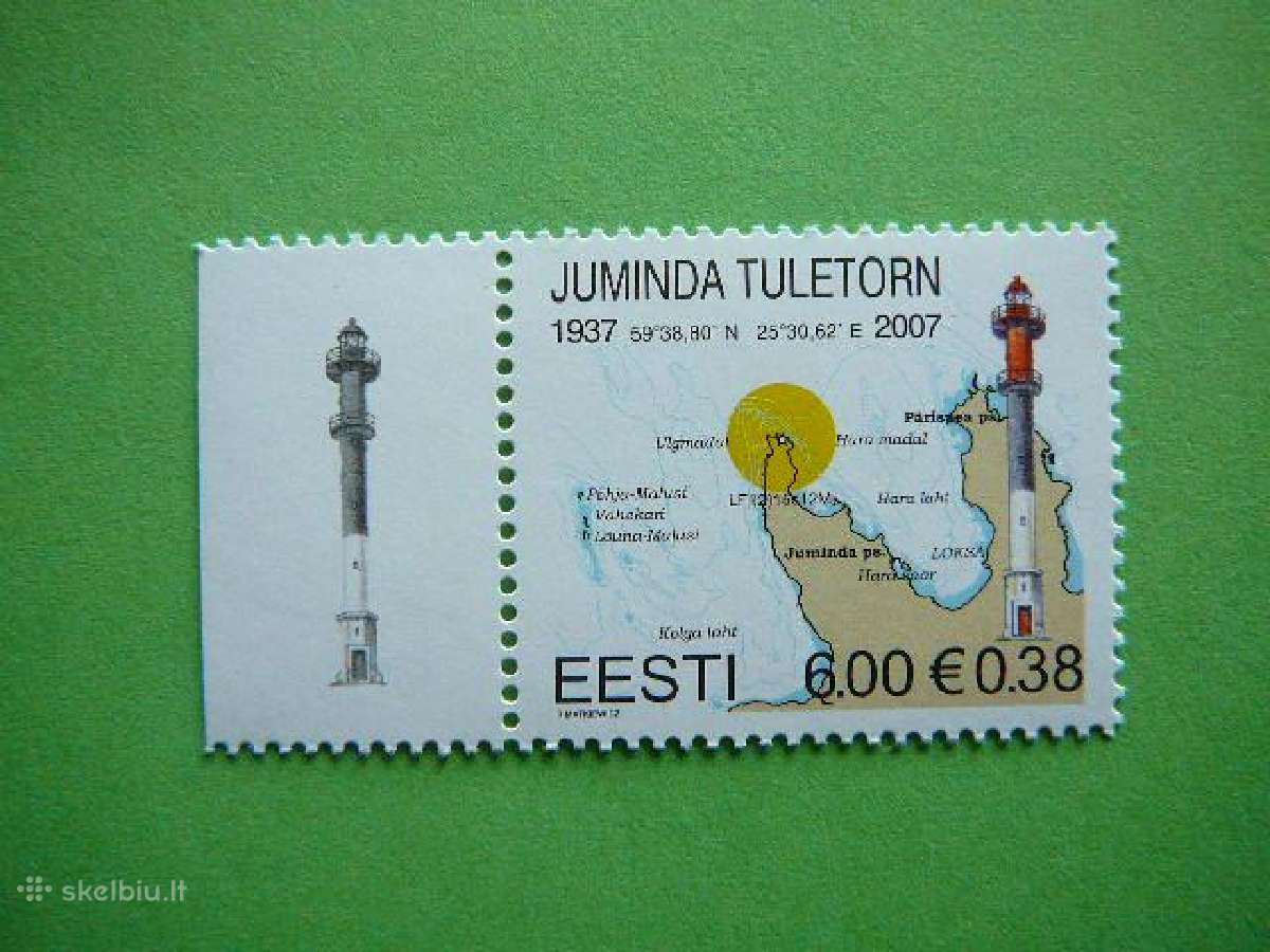 Svyturiai Estija 2007 Mnh es578s