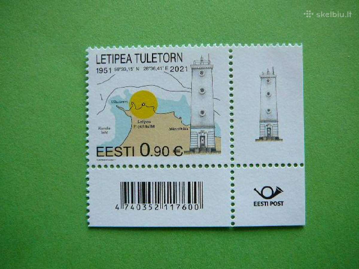 Svyturiai Estija 2021 Mnh es1003s