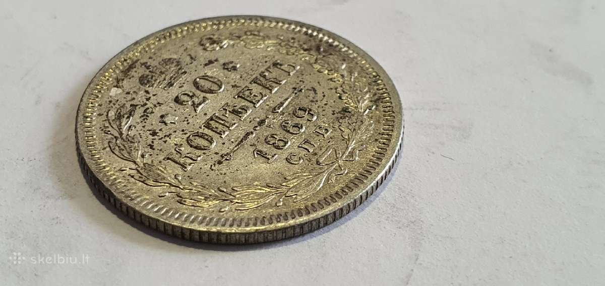 1869 20 kapeiku Unc - nuotraukos Nr. 2
