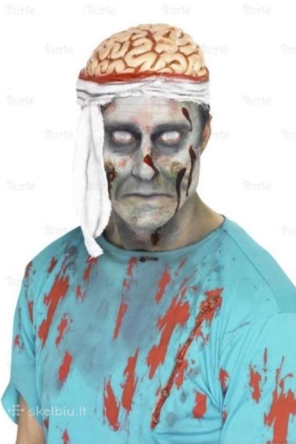 Halloween kėpurė-smegenys ir marškinėliai - nuotraukos Nr. 3