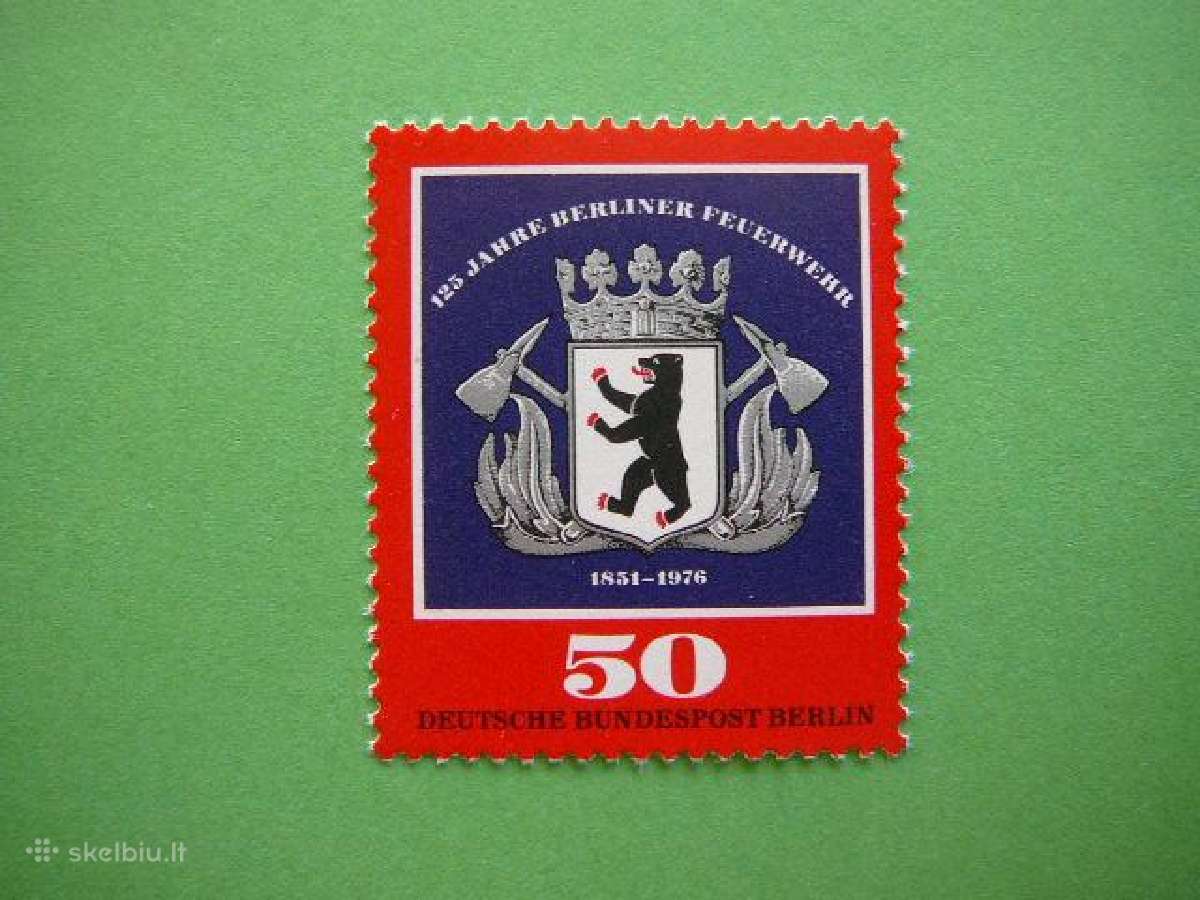 Gaisrines Emblema Vokietija (Berlynas) 1976 vb523