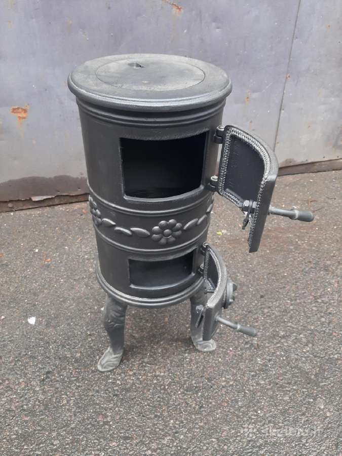 Ketinė krosnelė Nordflam Ermis 4 Kw. Burzujka - nuotraukos Nr. 2