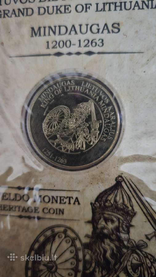 Kolekcinė monėta. Lietuvos paveldas.